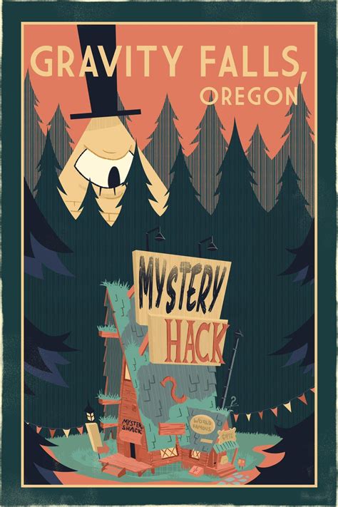 Pin by kythrich on Disney Stuff | Gravity falls poster, Graphic poster ...