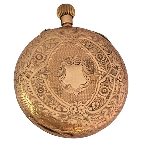 14 Karat Yellow Gold St. Christopher Watch Fob at 1stDibs