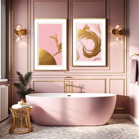 Pink and Gold Bathroom Ideas: Creating Your Luxurious Sanctuary