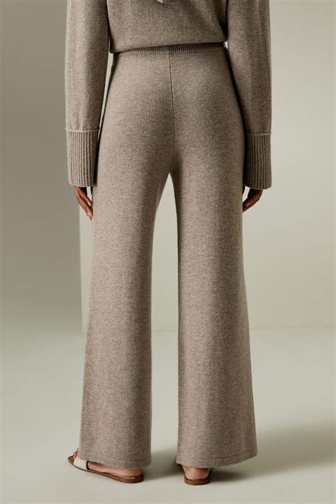 Merino Wool Wide-Leg Pants