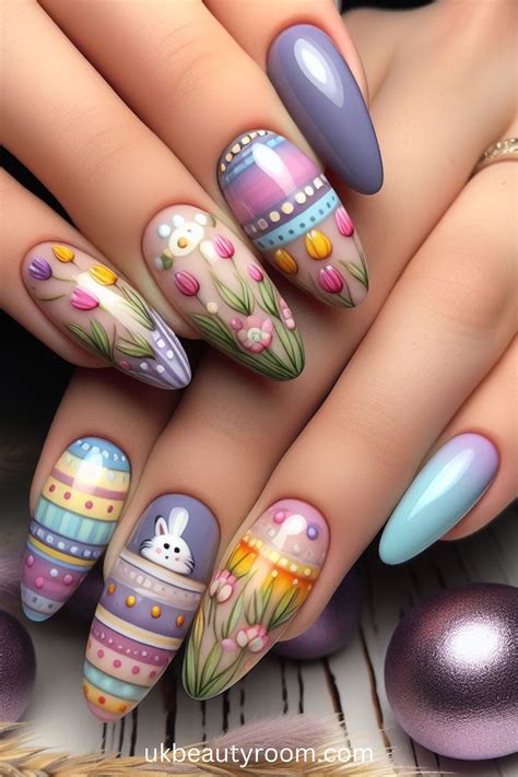 25 Adorable Easter Nail Designs for Spring 2025 | Easter nails, Nail ...
