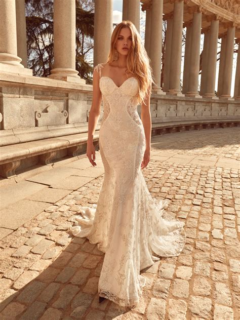Lace Back Mermaid Wedding Dress