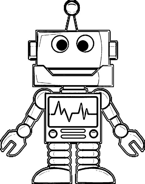 Coloring Pages Robot - Coloring Home