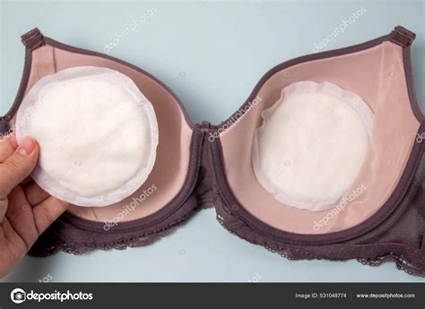 Bra Nursing Mother New Disposable Breast Pad Gray Background Prevents ...