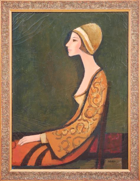 David Adickes - "Elegant Lady, Gold Brown" Modern Abstract Figurative ...