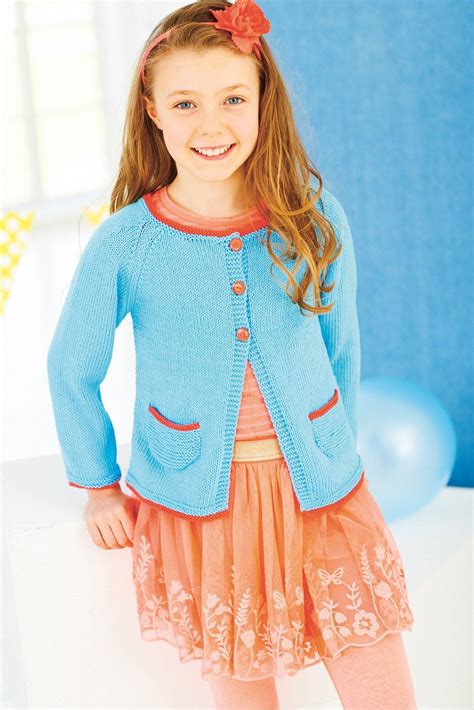 Free Knitting Pattern For Girls Cardigan Sweater at William Hoang blog