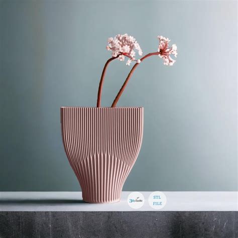Ripple Vase, Stl File 3d Printing, Vase 3D Print Files - Etsy