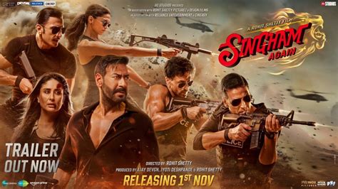 Singham Again Trailer Review: Ajay Devgn and Rohit Shetty’s film inspired by Ramayana has ...