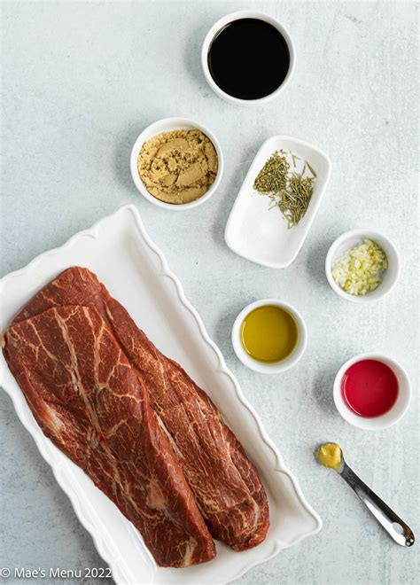 Favorite Flat Iron Steak Marinade - Mae's Menu