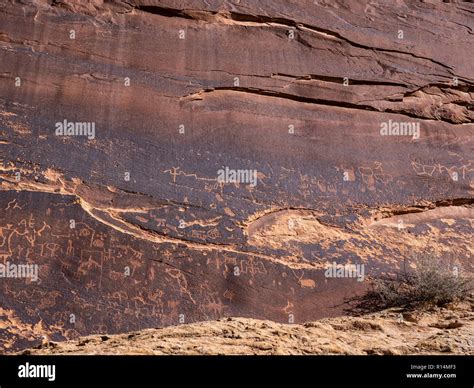 Sand Island Petroglyphs, Bluff, Utah Stock Photo - Alamy