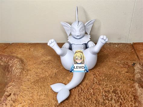 Vaporeon NSFW & Breedable Premium Figurine - Etsy