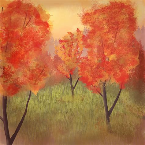 Autumn Trees - CG Cookie
