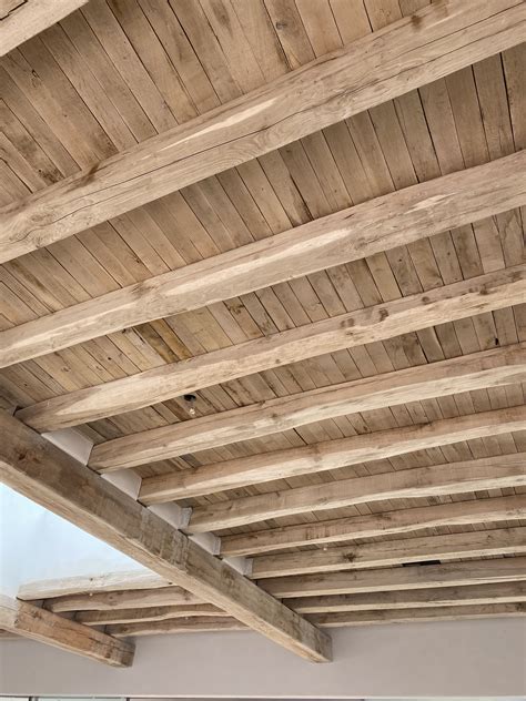 Rustic Wood Plank Ceiling