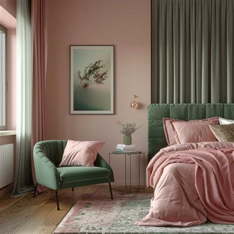 18+ Pink and Green Bedroom Ideas for a Perfect Color Match