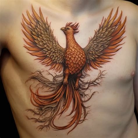 Phoenix Bird Tattoos: Meaning, Significance (100 Designs) - HBTat2