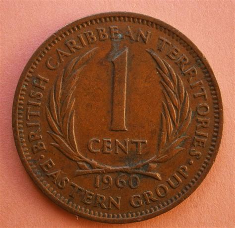 British Caribbean Territories 1960 1 Cent Coin | EstateSales.org