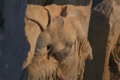 #35. Victory adjusting her sandal, Temple of Athena Nike. Acropolis ...