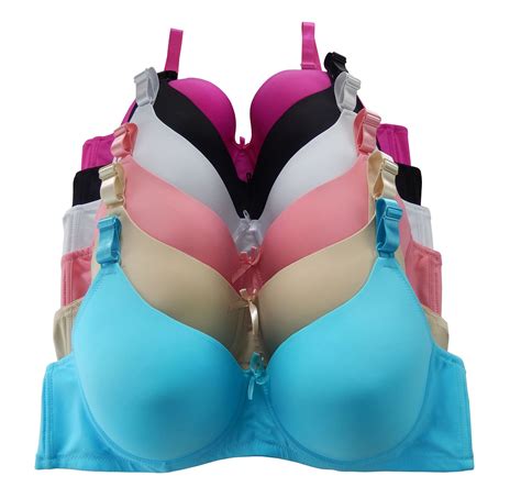 Women Bras 6 Pack of Plain Bra D cup DD cup DDD cup Size 42DDD (S8210 ...