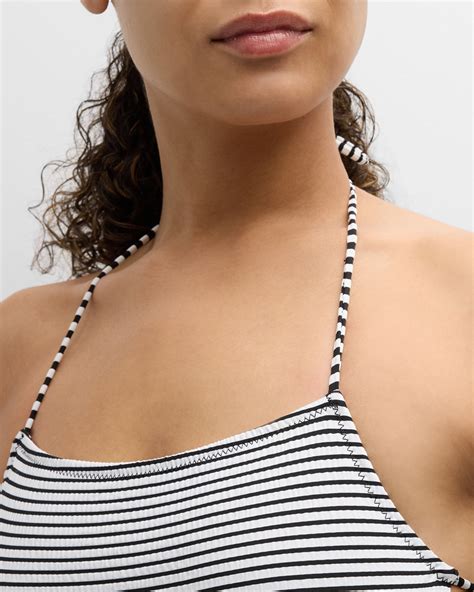 Solid and Striped x Sofia Richie Grainge The Zaria Backless Striped One ...