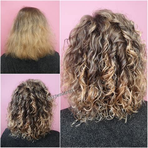 Curly blond perm hair | Permed hairstyles, Blonde hair, Hair