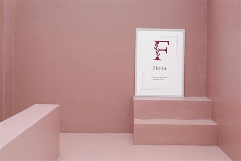 Fiona | Name Art Print | Irish Wall Art | Baby Shower Gifts | Home ...