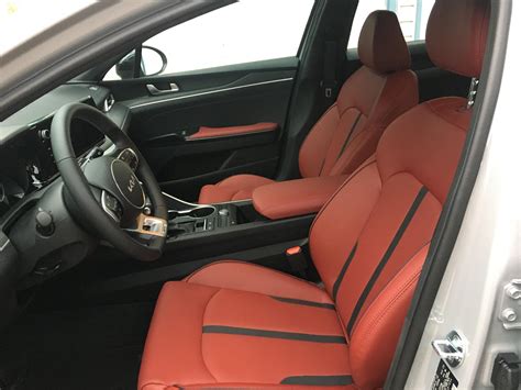 2023 K5 Wolf Grey GT-Line with Red Interior : r/kia