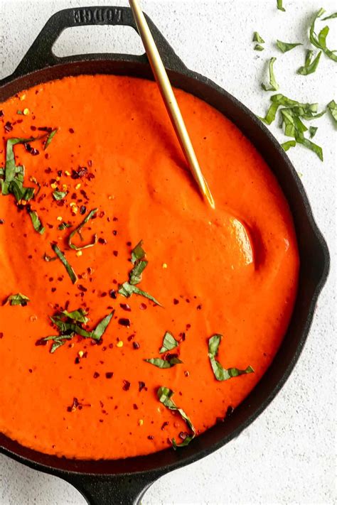 Roasted Red Pepper Sauce - Eat With Clarity