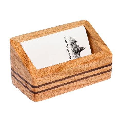 Wooden Business Card Holder : Business Card Box - Sky High Lasers ...