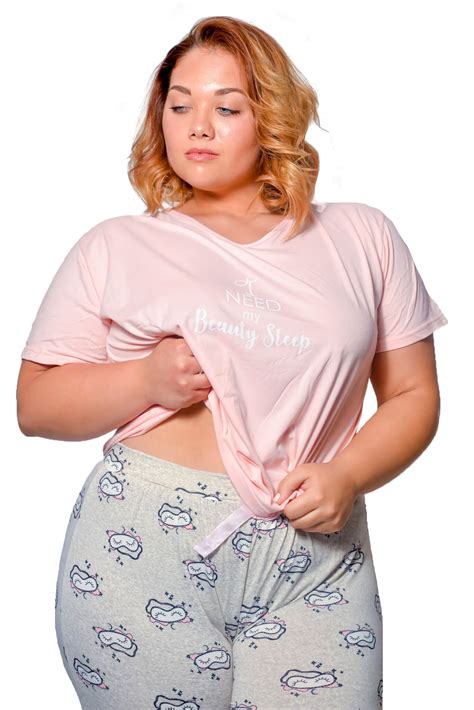 Plus Size Pajamas Short Sets at Eugene Linn blog