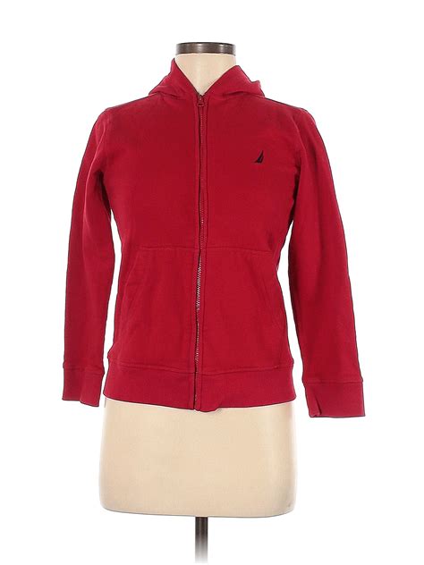 Nautica Red Zip Up Hoodie Size M - 60% off | thredUP