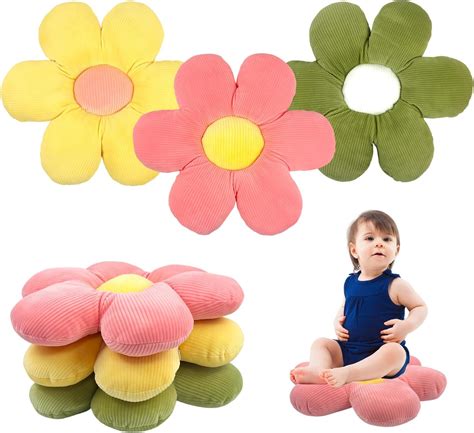 Amazon.com: Buryeah 12 Pcs Floor Pillow Meditation Cushion Square ...