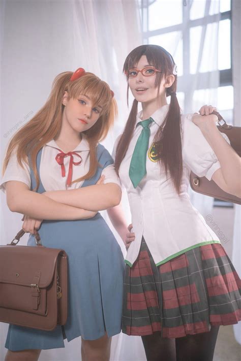 Vinnegal_ - Mari, Shirogane_sama - Asuka Langley Soryu | CosplayCodex