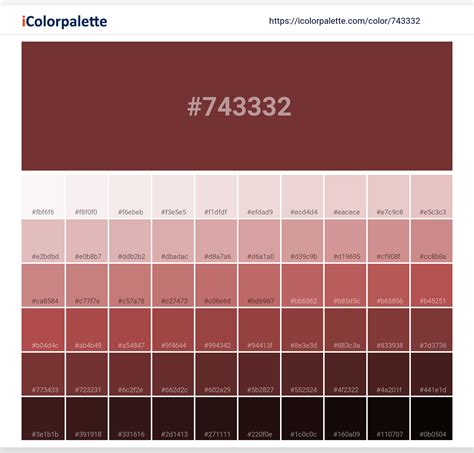 Russet Brown | Printing Match PANTONE 19-1338 TCX | Color conversion ...