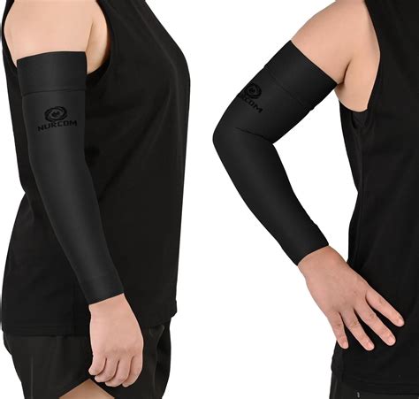 Amazon.com: NURCOM® Medical Compression Arm Sleeve for Men Women, 20-30 mmHg with Silicone Band ...