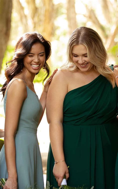 One-Shoulder Bridesmaid Dress with Full Skirt | Sorella Vita Bridesmaid Dresses