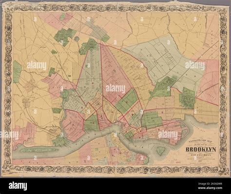 Map of the city of Brooklyn, 1869 Cartographic. Maps. 1869. Lionel ...