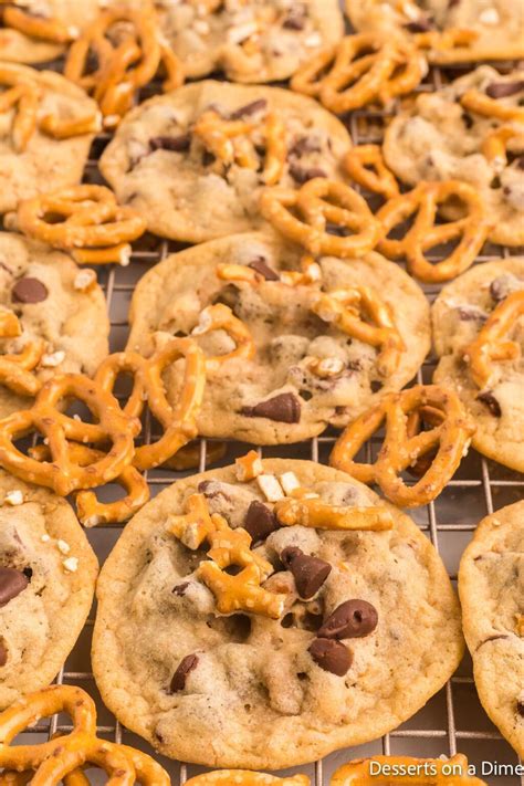Chocolate Chip Pretzel Cookies - Delicious Cookie Recipe