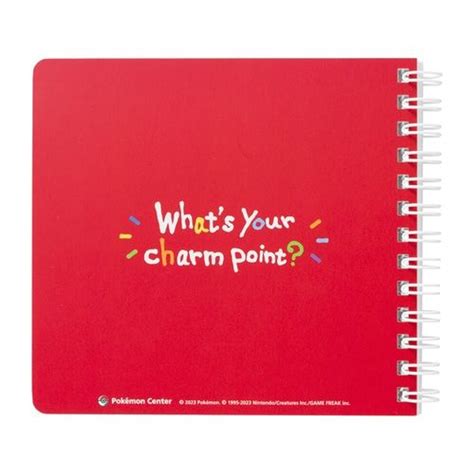 Pokemon Center Original Ring Notebook (What's your charm point?)
