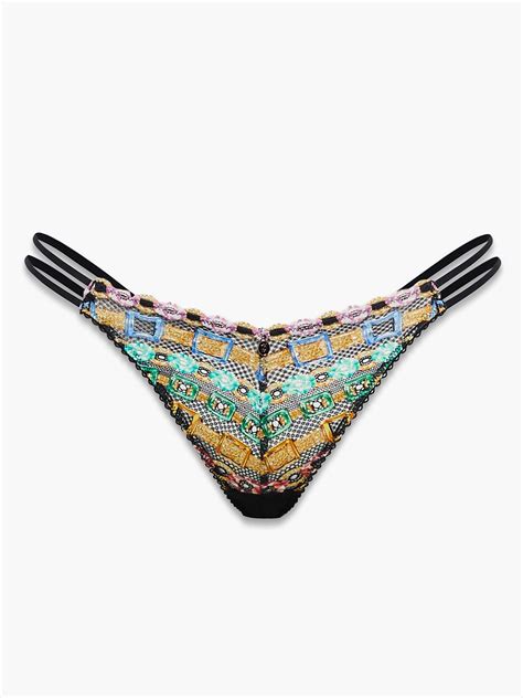 Chained In Lace String Bikini Knickers in Multi | SAVAGE X FENTY UK United Kingdom