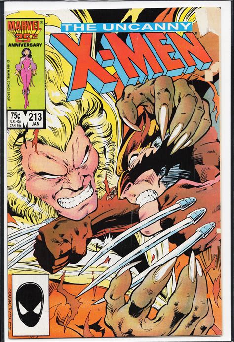 The Uncanny X-Men #213 (1987) X-Men [Key Issue] | Comic Books - Copper Age, Marvel, X-Men ...