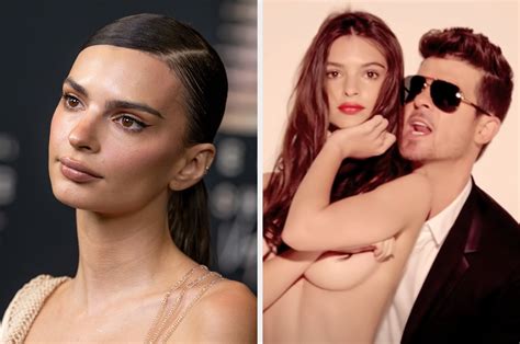 Emily Ratajkowski Blurred Lines Artiesten Gif Robin Thicke Blurred