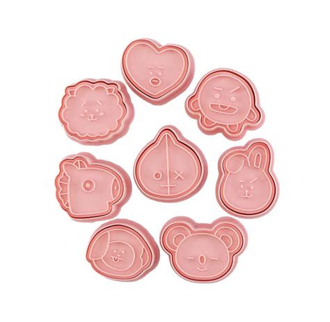 BTS Sandwich Cutters Bento Lunch Kawaii Characters BTS Cookie Cutters ...