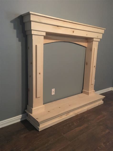 How to make a faux fireplace mantel surround – Artofit