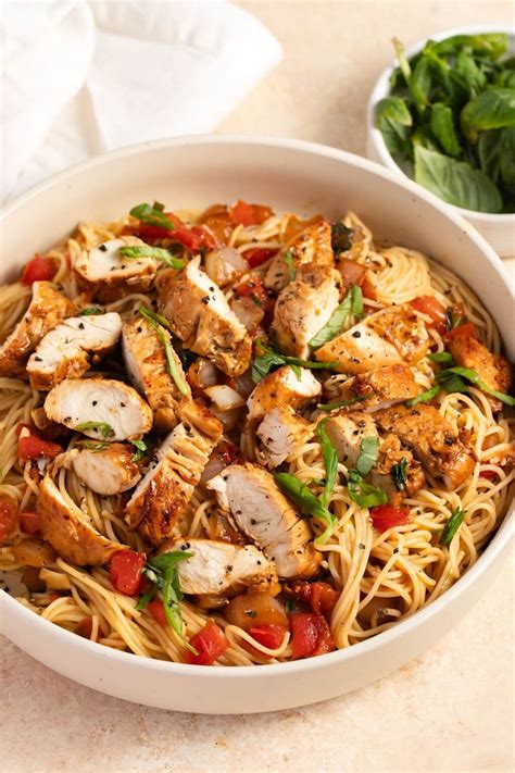 Bruschetta Chicken Pasta - Insanely Good