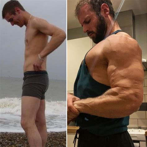 Progress pics are key 🔑 left 2016 65kg right 2022 93kg. Ped use last 18 ...