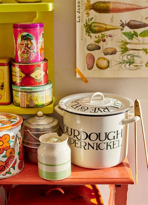 Black Toast Enamel Bread Bin - Emma Bridgewater UK