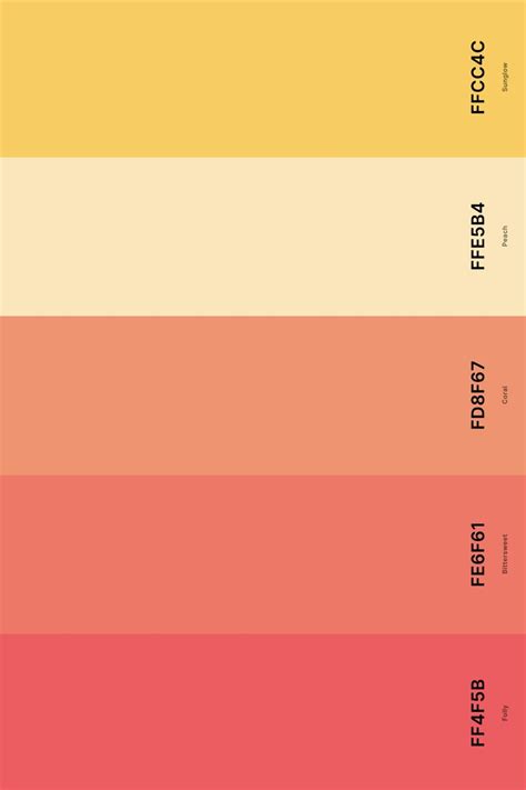 Coral Color Palette
