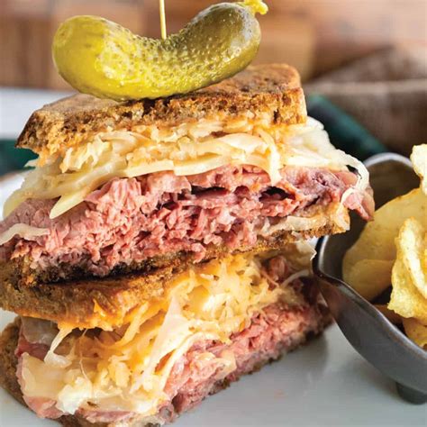 Corned Beef Reuben Sandwich Recipe Reuben Sandwich With Avocados