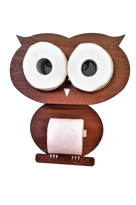 Funny toilet paper rolls holder owl set for 3 toilet rolls – Artofit