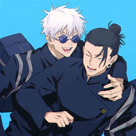 五夏" gojo satoru & geto suguru from #jujutsukaisen ! art by yuya15s ...